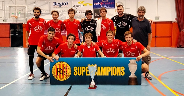 L’equip sènior de Futsal de la categoria nacional es proclama campió de la Súper Copa de Catalunya