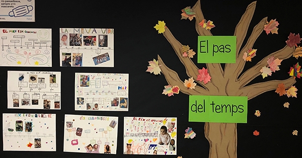 A 3r de Primària treballem el projecte «El pas del temps»