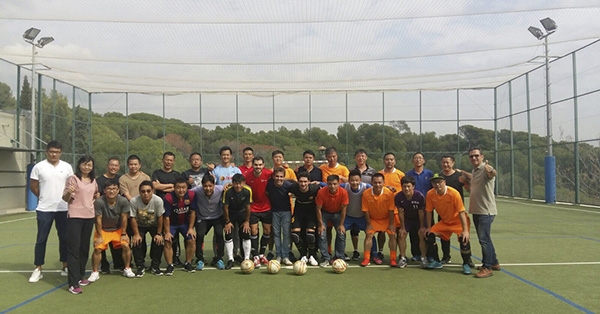Professors d’educació física de Xina es formen en el model futbolístic de l’Escola BetàniaPatmos