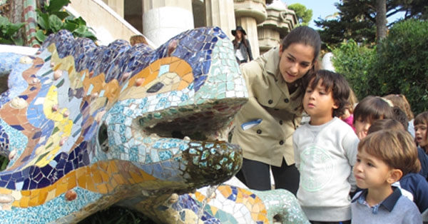 Ei5 va al Parc Güell