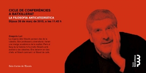 Conferència a càrrec de Gregorio Luri