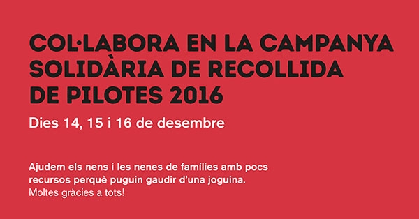 Campanya Solidària de Recollida de Pilotes 2016