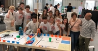 Un equip de 4t ESO de l'Escola guanya la final d'Apertix (Robocat) 2025