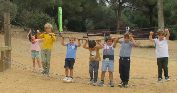 Els alumnes d&#039;EI4 anem al parc de l&#039;Oreneta