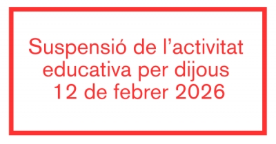 Suspensi&oacute; de l&rsquo;activitat educativa per dijous12 de febrer de 2026