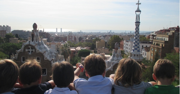 Ei5 va al Parc Güell