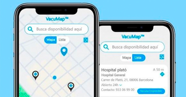 L’antic alumne Alex Guillén Aguirre desenvolupa VacuMap, una app que permet saber el lloc més proper on vacunar-se de la COVID-19
