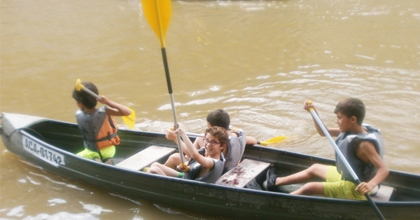 Els alumnes de 4t al llac de Navarcles