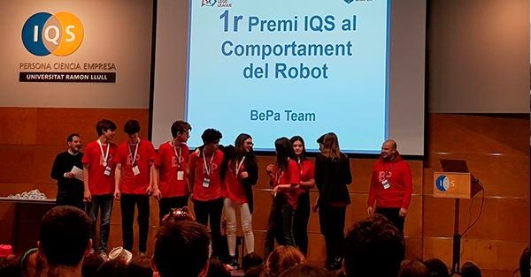 BePa Team, guanyadors del Joc del robot de la First Lego League 2020 a l’IQS