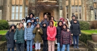 17 alumnes de 5è i 6è realitzen una estada d’un mes al Queen's College de Taunton
