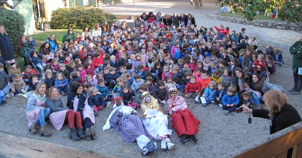 Els patges visiten Educació Infantil