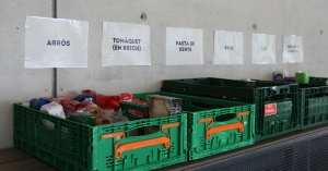 Recollim 930kg d&#039;aliments per Santa Agnès