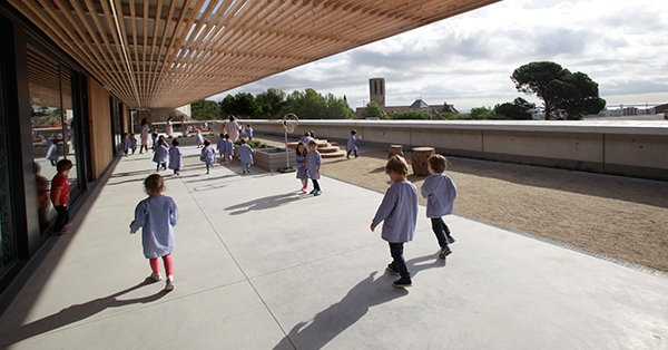 L’edifici d’Educació Infantil desperta l’interès de diferents mitjans de comunicació