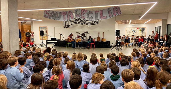 Celebració de la Diada de la Música: Santa Cecília a l’Escola